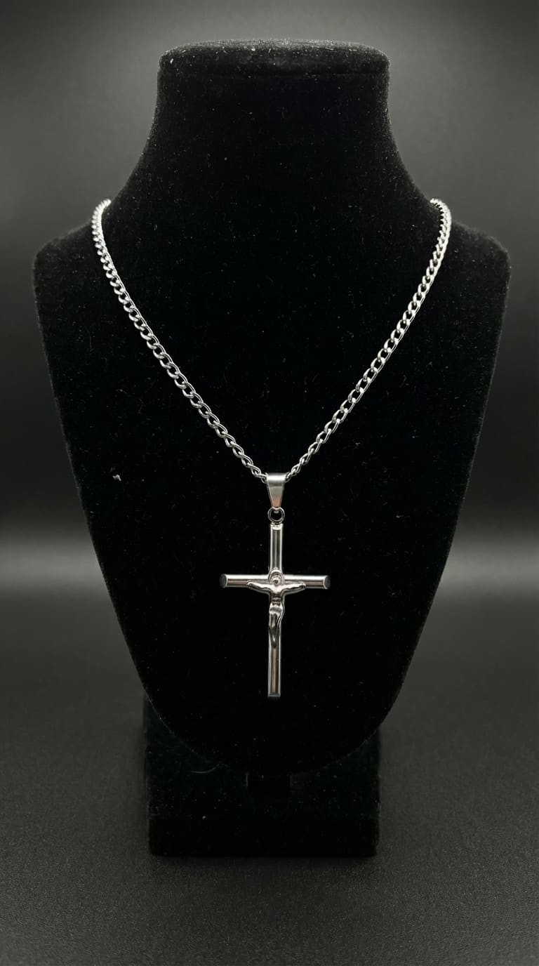 Cadena Cubana Caballero  "Redentor Plateado