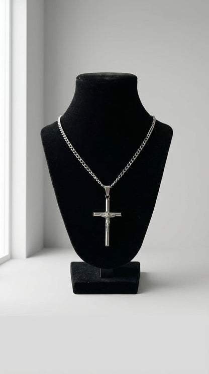 Cadena Cubana Caballero  "Redentor Plateado